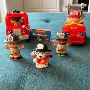 Fisher-Price Little People Fire Truck Playset